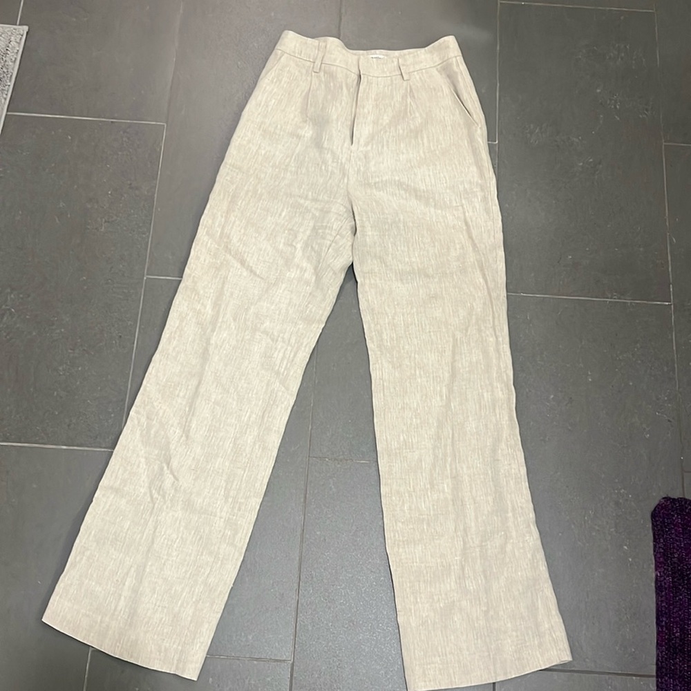 Reformation linen pants size 4
